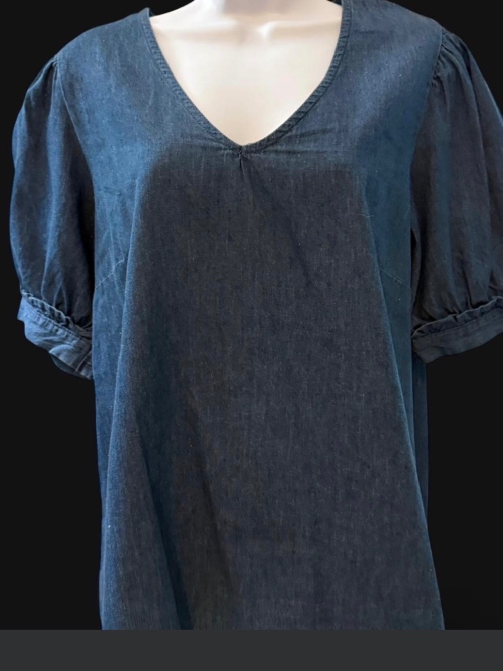Draper James Like New Denim Top (Lg)